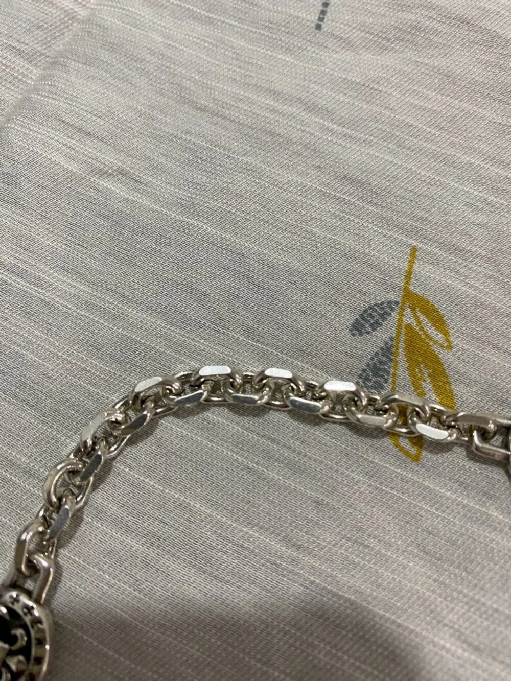 Chrome Hearts Six-Fleur-de-Lis Disc Necklace